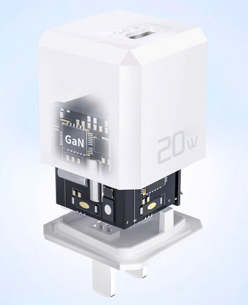 Củ sạc LI-TOP AC20 mini, sạc nhanh PD 20W, đạt chứng nhận 3C tiêu chuẩn quốc gia, hàng chính hãng bảo hành 12 tháng