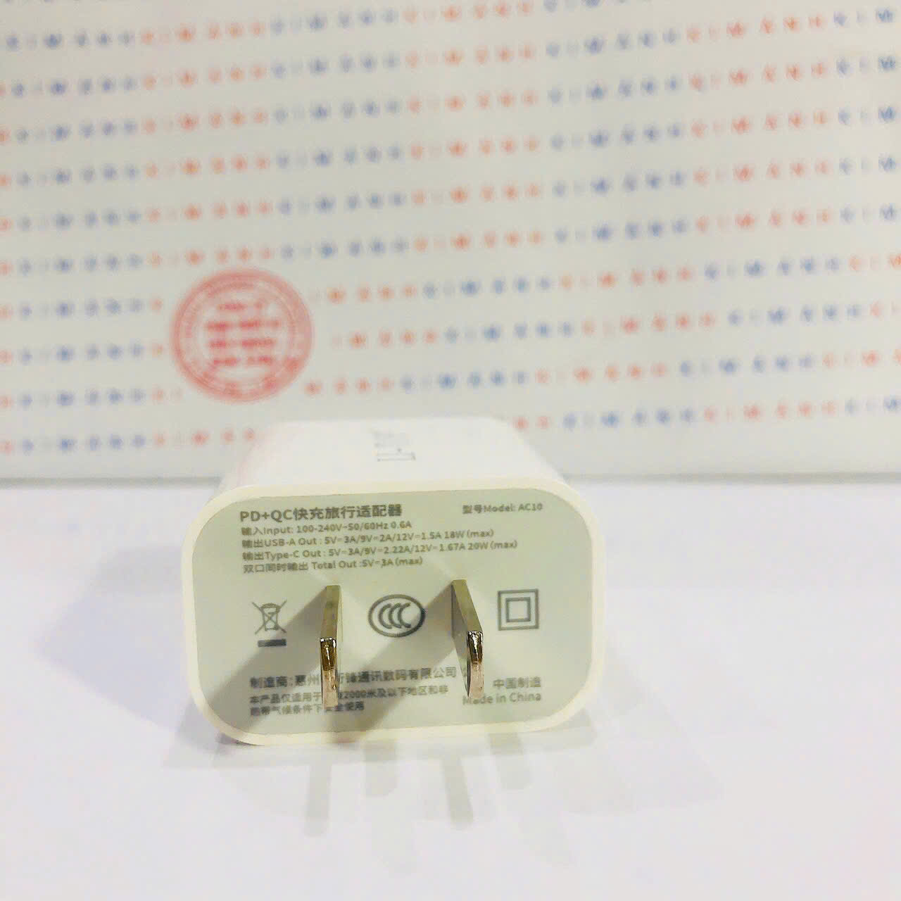 Củ sạc nhanh LI-TOP AC10 20W, đạt chứng nhận 3C tiêu chuẩn quốc gia, bảo hành tốt 12 tháng, cho dùng thử 30 ngày