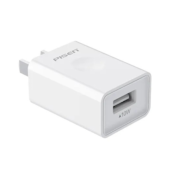Bộ sạc nhanh PISEN USB Charger 2A ( Micro)- TS-C122, kèm cáp sạc điện thoại Micro (Micro)  Trắng, Hàng chính hãng
