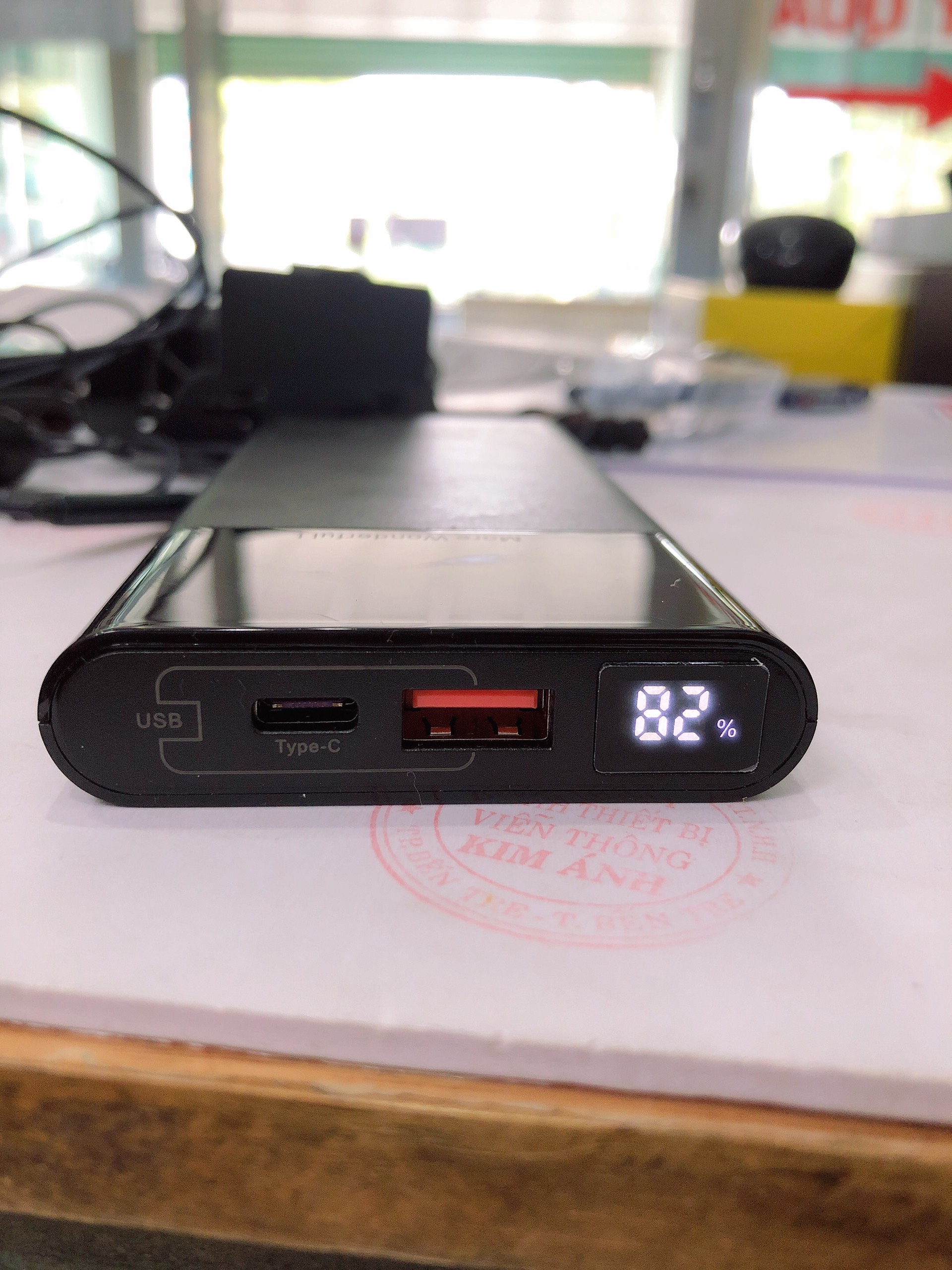 Sạc Dự Phòng Hammer (H08) Li-Ion - Polymer 10.000mAh, Sạc nhanh QC 3.0,PD 18w, LCD  -Chính Hãng, bảo hành 12 tháng