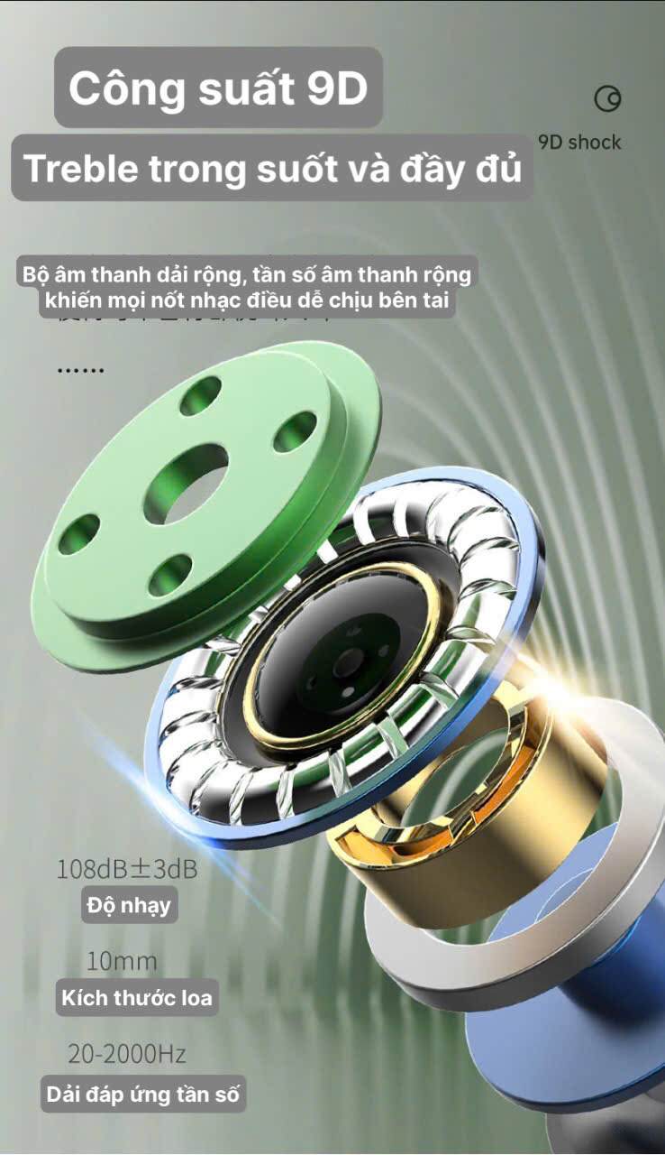 Tai nghe Heavy Bass Metal K66 chân cắm Type C hình chữ L , có Micro và phím chỉnh âm lượng