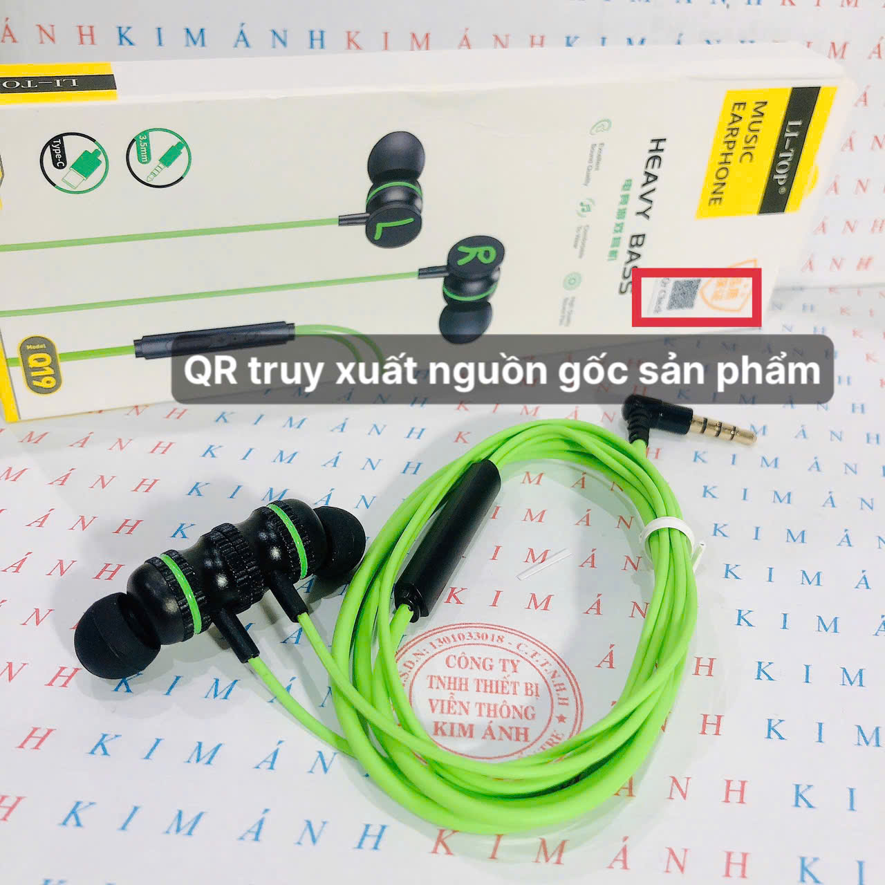 Tai nghe chơi Game Lip-Top Q19 check QR tra chính hãng, có Micro và nút chỉnh âm lượng, Hàng chính hãng bảo hành 1 năm