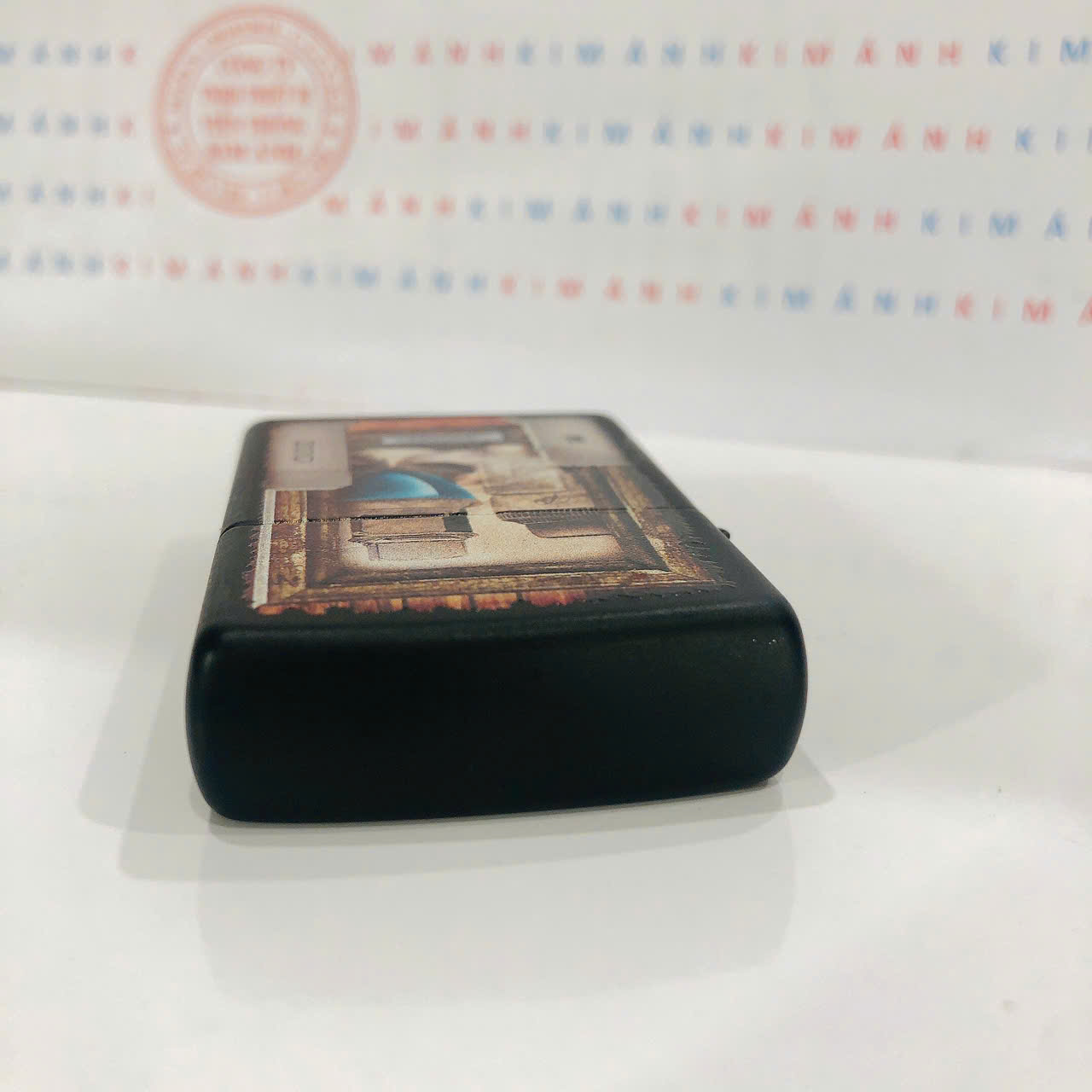 Hộp quẹt Zippo Brass MỸ chủ đề GGB-tem, hàng chính hãng có giấy nhập khẩu gửi kèm theo đơn hàng