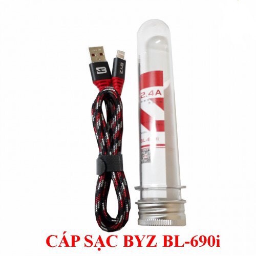 Cáp BYZ 690M ống nghiệm dây dù chân cắm I - Hàng Chính Hãng