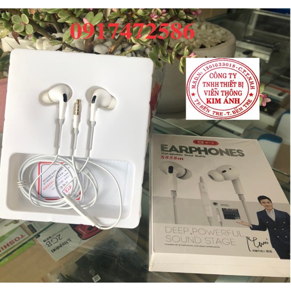 [Mã ELHACE giảm 4% đơn 300K] TAI NGHE PRO HIỆU BYZ S858 CHUÔI 3.5 LY - Hàng Chính Hãng