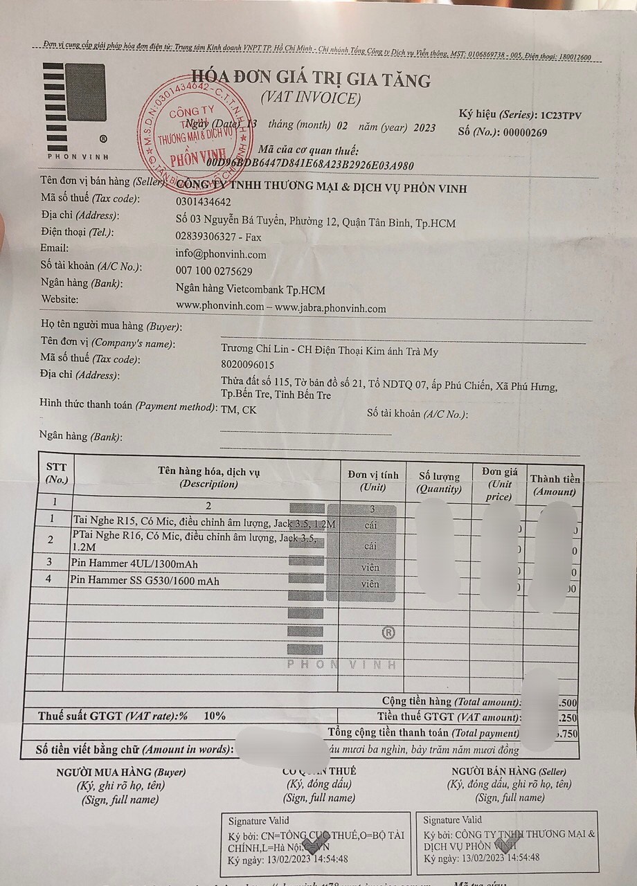 Pin Hammer G530 zin máy, dung lượng cao chuẩn, hàng chính hãng bảo hành 12 tháng