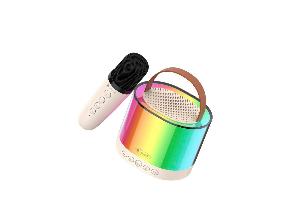 Loa Bluetooth Celebrat SP-18 kèm Micro hát Karaoke gia đình , âm thanh vòm, hàng chính hãng, cho dùng thử 30 ngày
