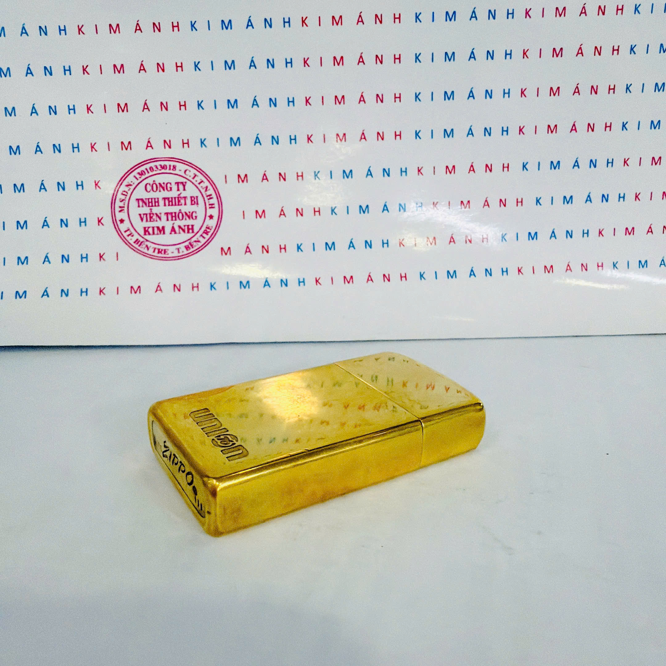 Bật lửa Zippo Slim Mỹ UNION Sản Xuất 1967, hàng chính hãng có giấy Hải quan gửi kèm đơn hàng