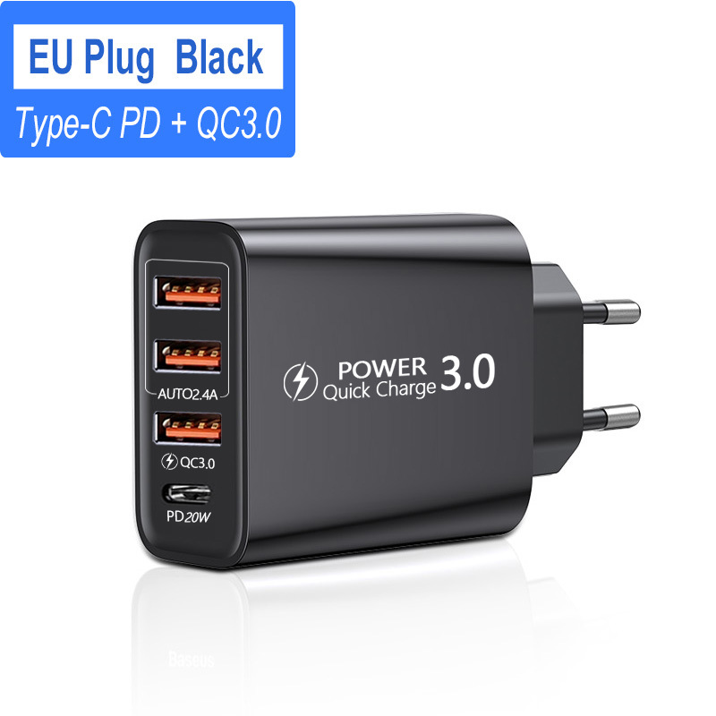 Củ sạc Power Charger AR-890, 3USB + PD, dòng điện 3.5A, Kim Ánh bảo hành 12 tháng, bao đổi trả