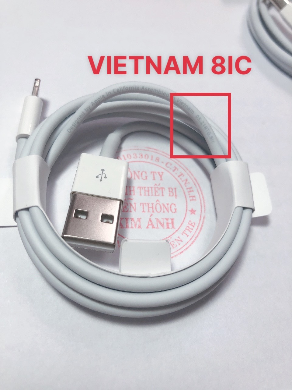 Dây sạc Iphone 7/X/XS main 8IC - Hàng Chính Hãng