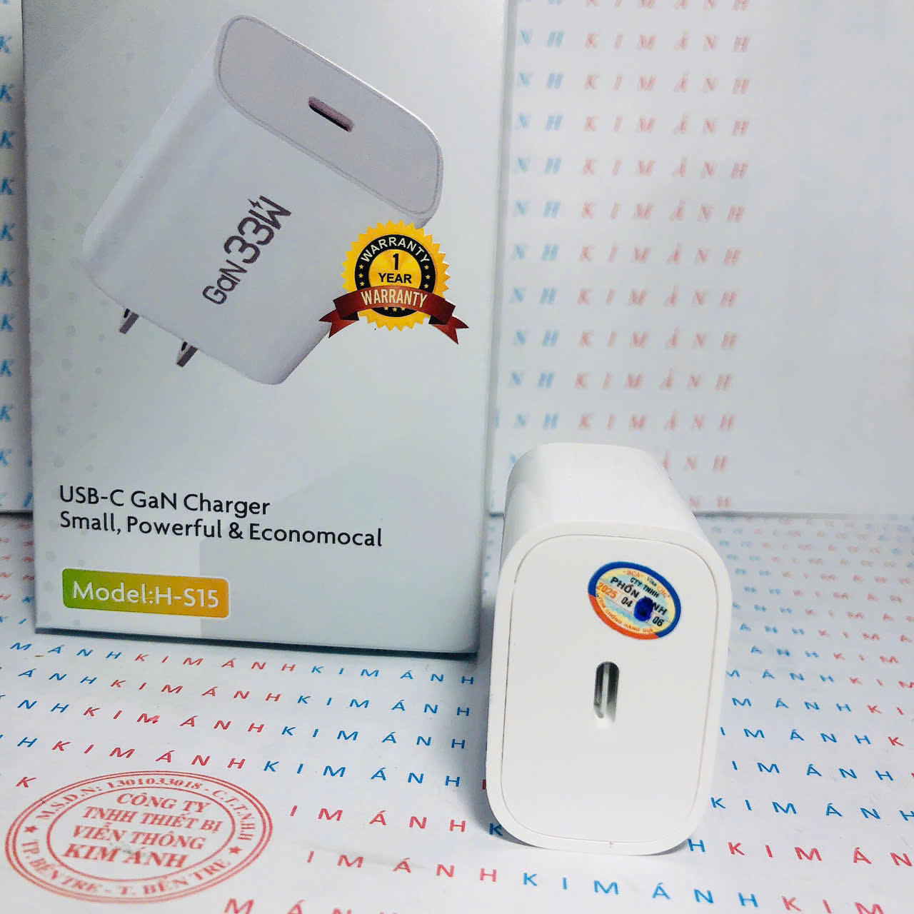 Củ sạc nhanh GaN Hammer  S15 công suất 33W, Check Qr hàng chính hãng, bảo hành chính hãng 12 tháng