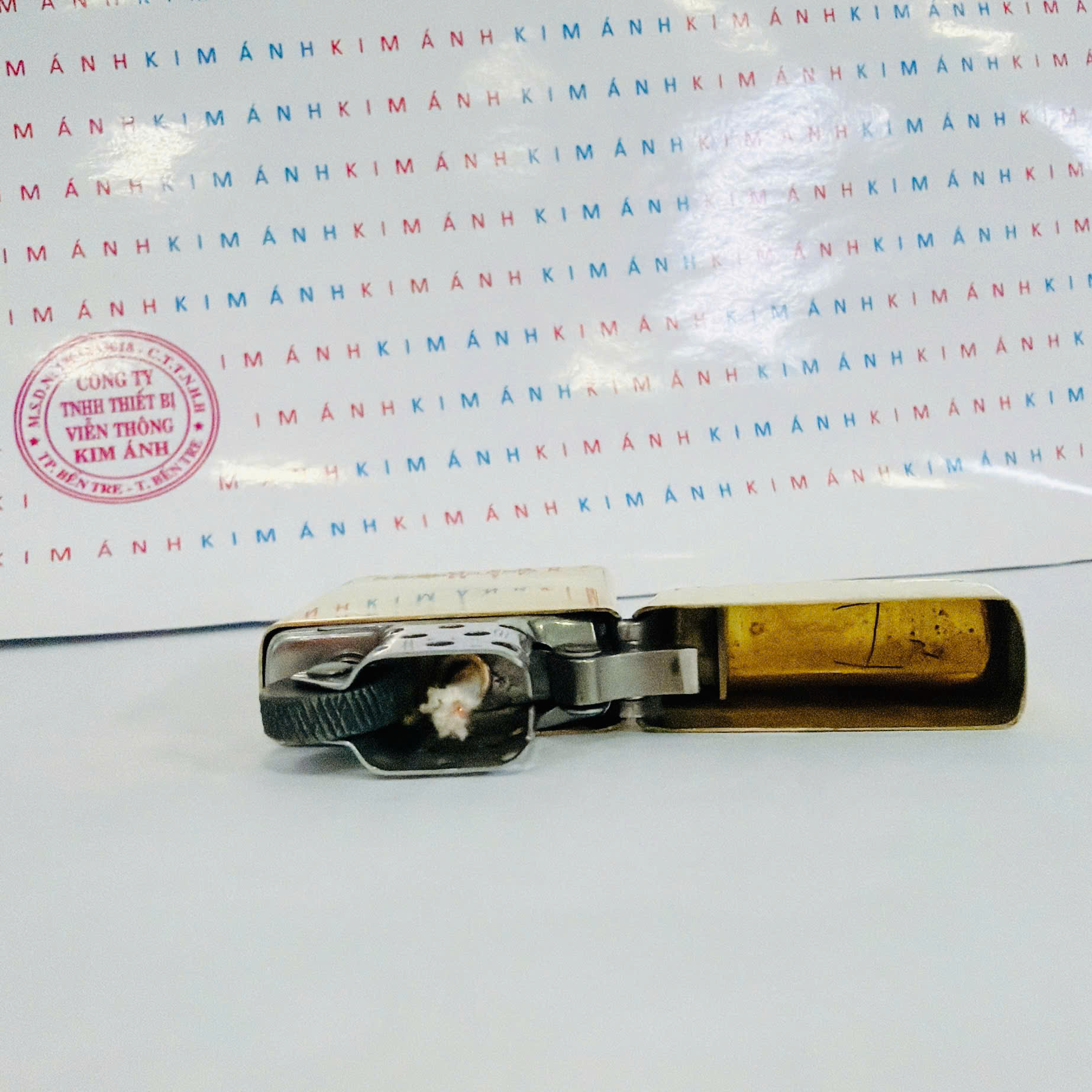 Bật lửa Zippo Slim Mỹ UNION Sản Xuất 1967, hàng chính hãng có giấy Hải quan gửi kèm đơn hàng