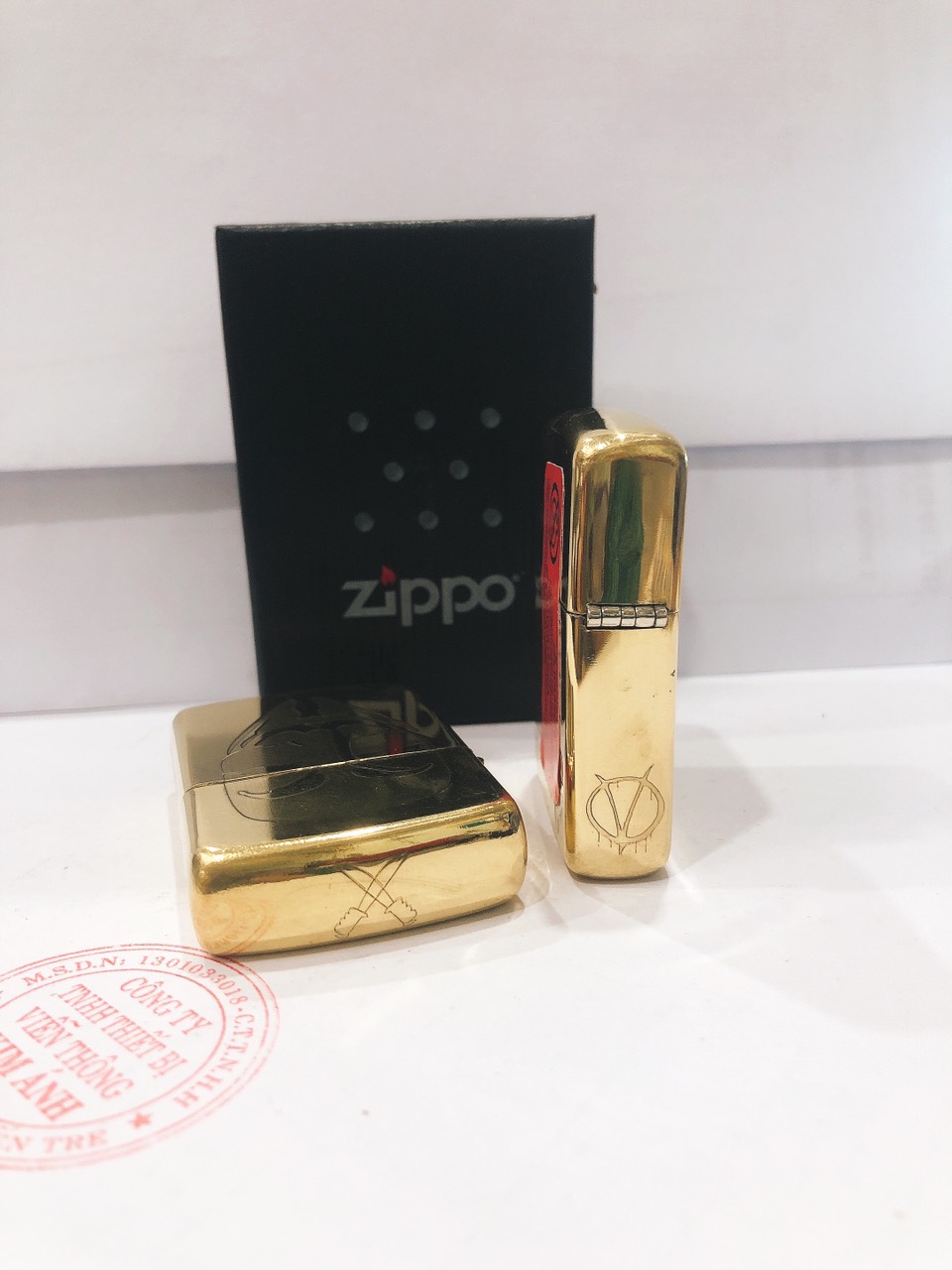 Hộp quẹt, bật lửa Zippo Armor vỏ dầy, khắc ăn mòn Mặt Nạ Hacker,  Hàng loại 1 vỏ bằng đồng có tem đỏ