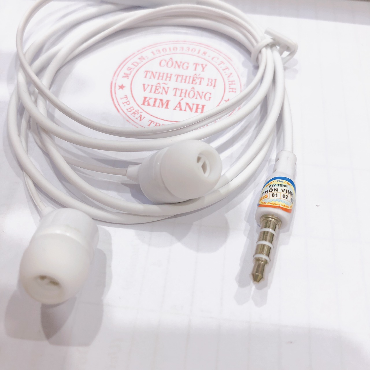 Tai nghe điện thoại Hammer CHÍNH HÃNG K16 Jack 3.5 dây dài 1.2m - Giá ưu đãi