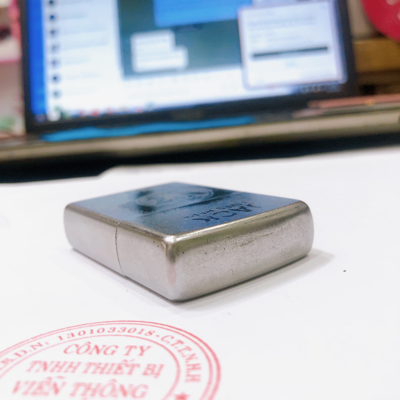 Bật lửa Zippo Mỹ in sơn JACK N07, Hàng chính hãng