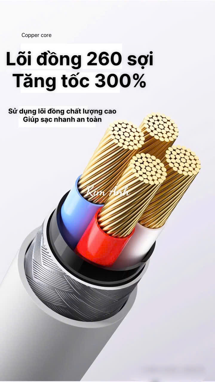 Dây sạc siêu nhanh LI-TOP LX78 120W, chân Type C, dây mịn mập, lõi 260 sợ đồng, được dùng thử 30 ngày, hàng chính hãng