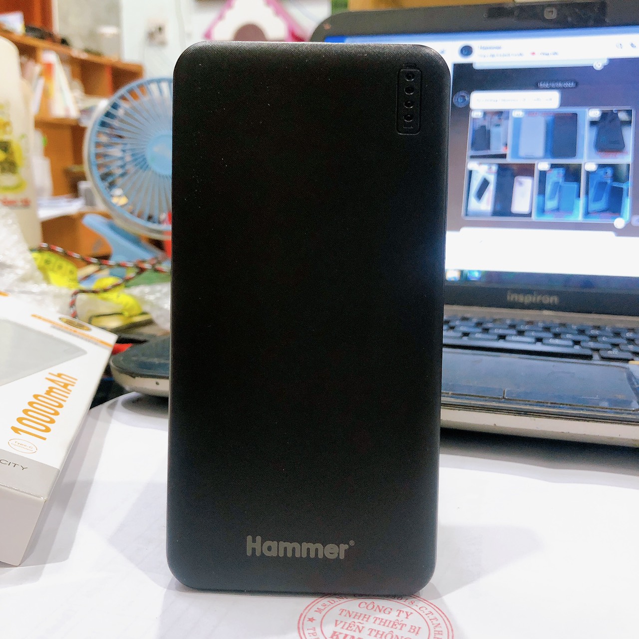 Pin sạc dự phòng Hammer (HP2) 10.000 mAh, sạc nhanh QC 3.0, PD 20w, Hàng chính hãng