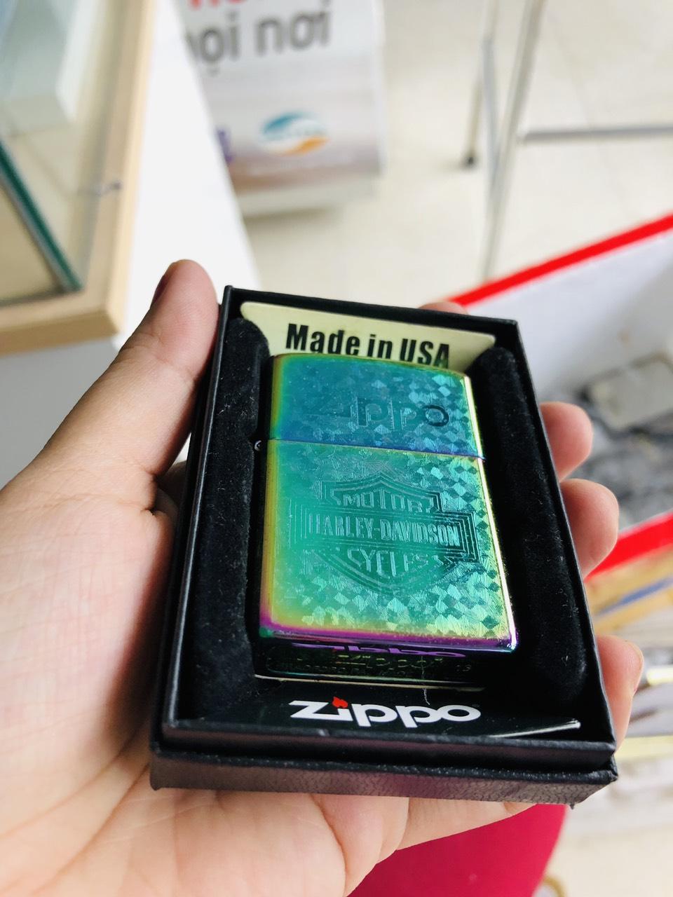 ZIPPO MỸ KHẮC ĂN MÒN CHỦ ĐỀ HARLEY DAVIDSON
