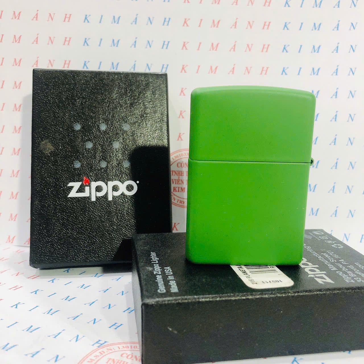 Bật lửa, hộp quẹt Zippo Mỹ, Brass phủ sơn chủ đề Thổ Dân 4, hàng chính hãng có giấy Hải Quan đi kèm