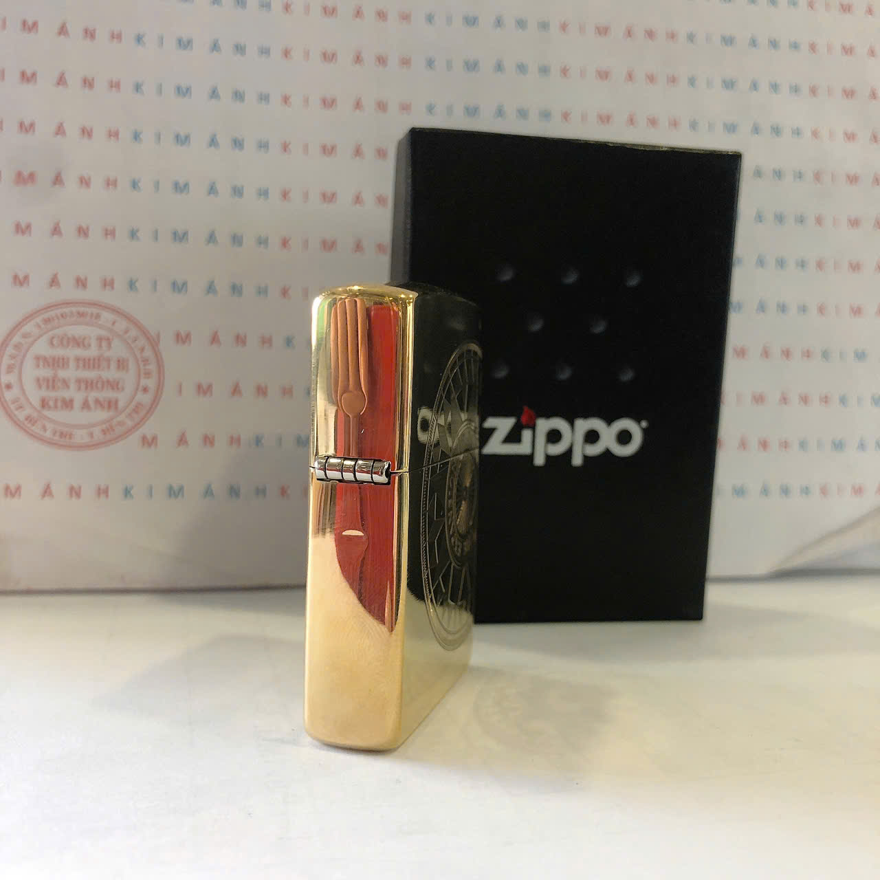 Bật lửa Zippo Mỹ chủ đề La Bàn Hàng Hải, Cam kết hàng chính hãng có giấy Hải quan gửi kèm đơn hàng