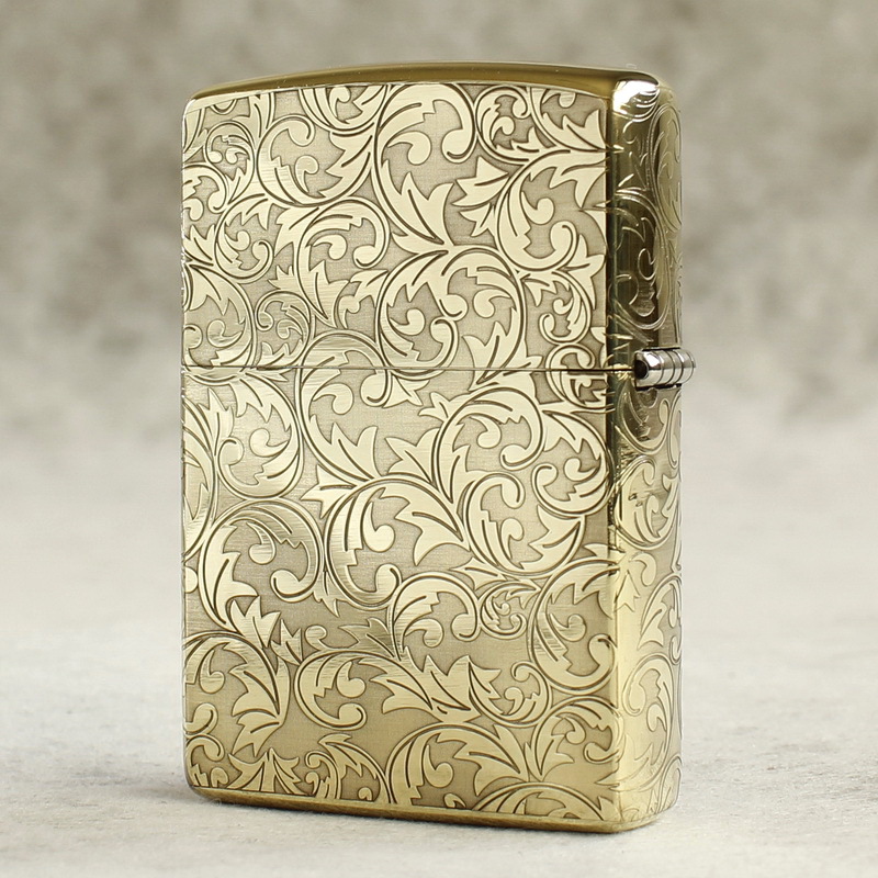 Bật lửa Zippo Mỹ chủ đề Hoa Phú Quý, Cam kết hàng chính hãng có giấy Hải quan gửi kèm đơn hàng