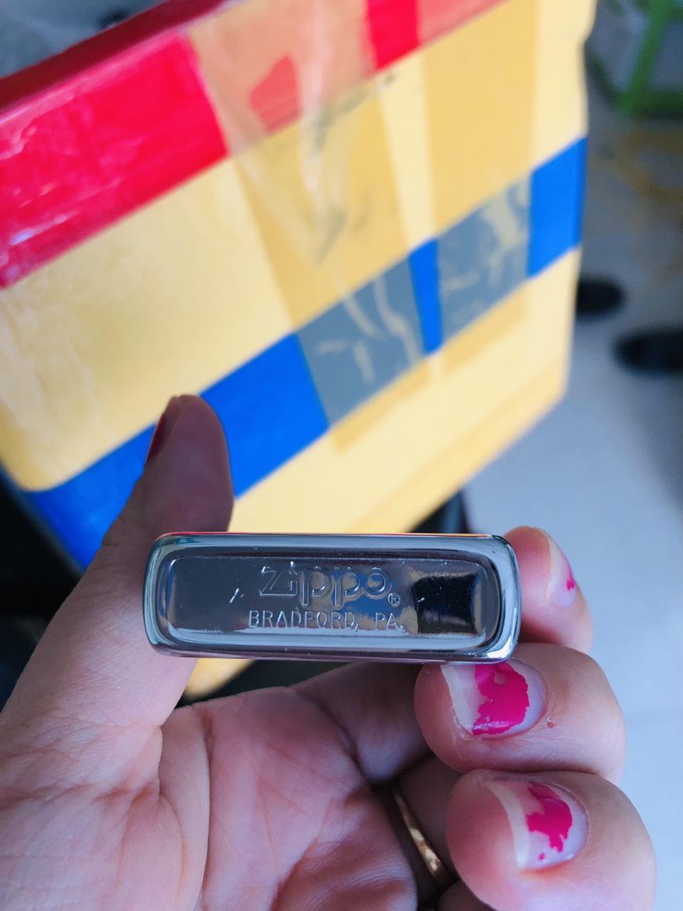 ZIPPO MỸ KHẮC ĂN MÒN ĐỔ SƠN ZIN HÃNG CHỦ ĐỀ CENTRAL AMERICA 1973