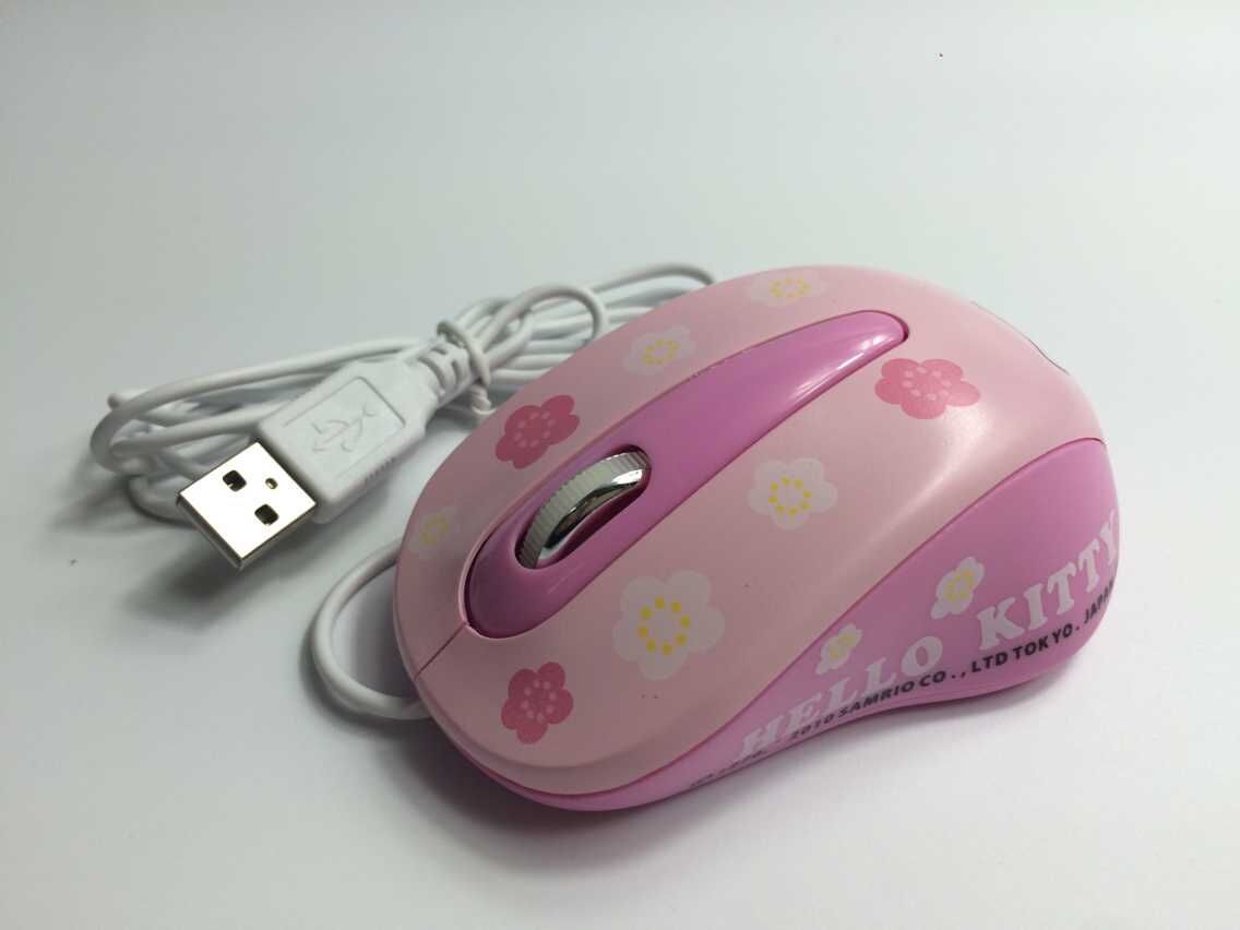Bàn phím máy tính Kitty (HELLOKTCAT) chuôi cắm USB, bàn phím màu hồng tím cho cô nàng hiện đại, Bảo hành 12 tháng