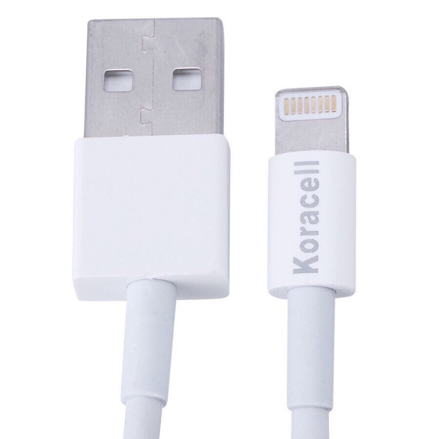Dây sạc nhanh KORACELL chuôi L loại 8IC -Hàng chính hãng