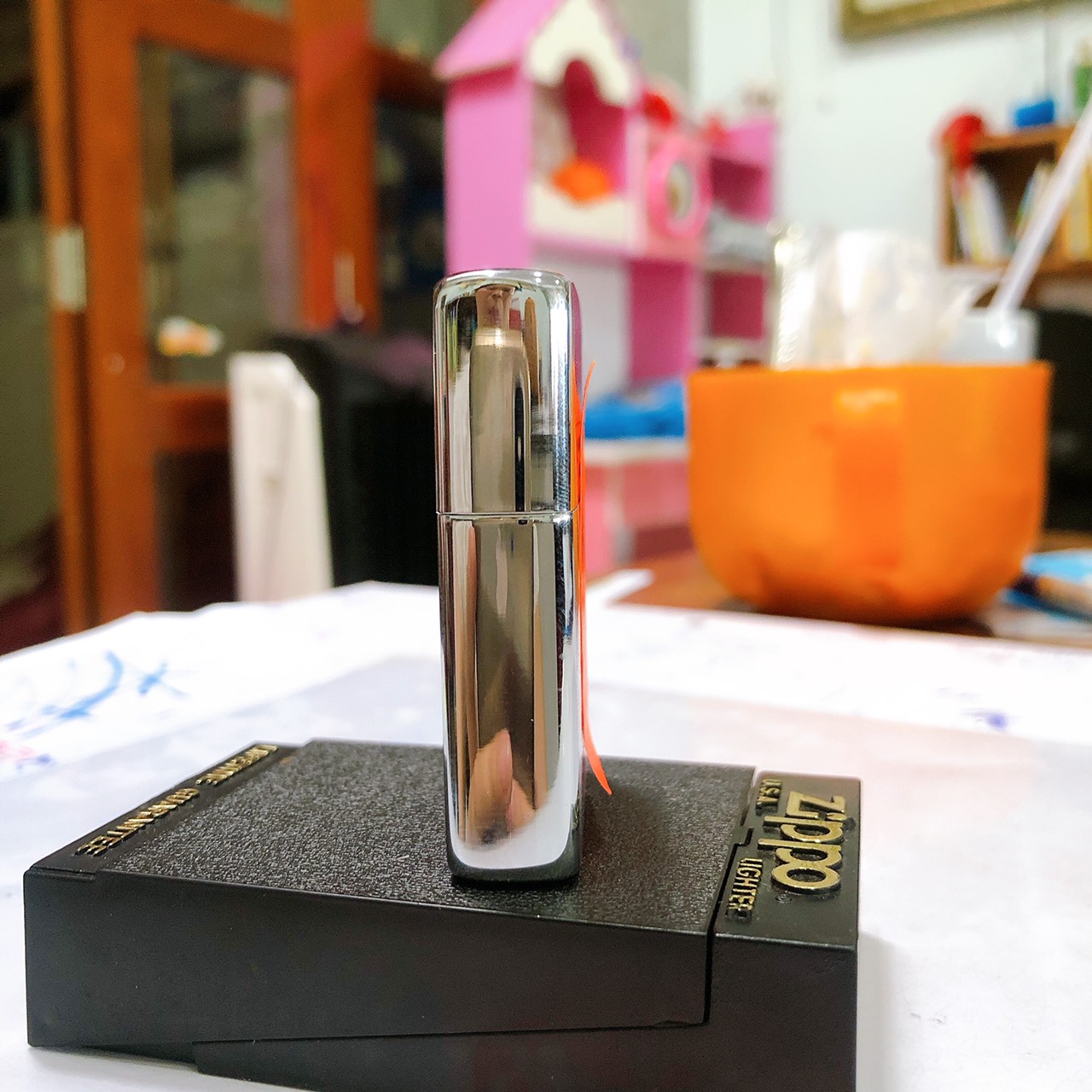 Bật lửa Zippo Mỹ khắc ăn mòn đồ sơn Air Force United Stater, New Full Box, nguyen tem đỏ, sản xuất 1994