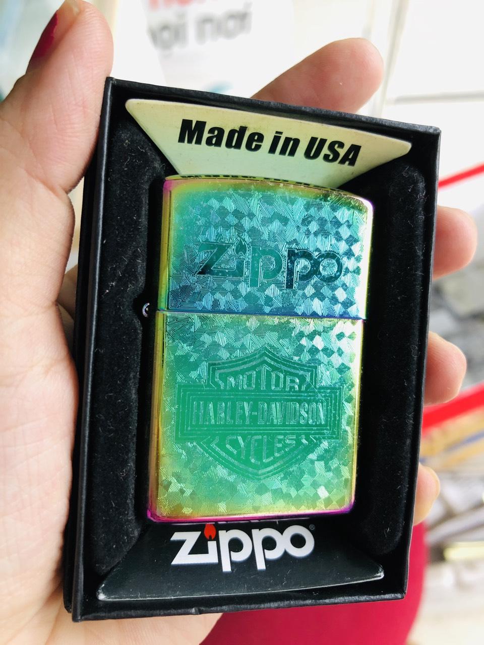 ZIPPO MỸ KHẮC ĂN MÒN CHỦ ĐỀ HARLEY DAVIDSON