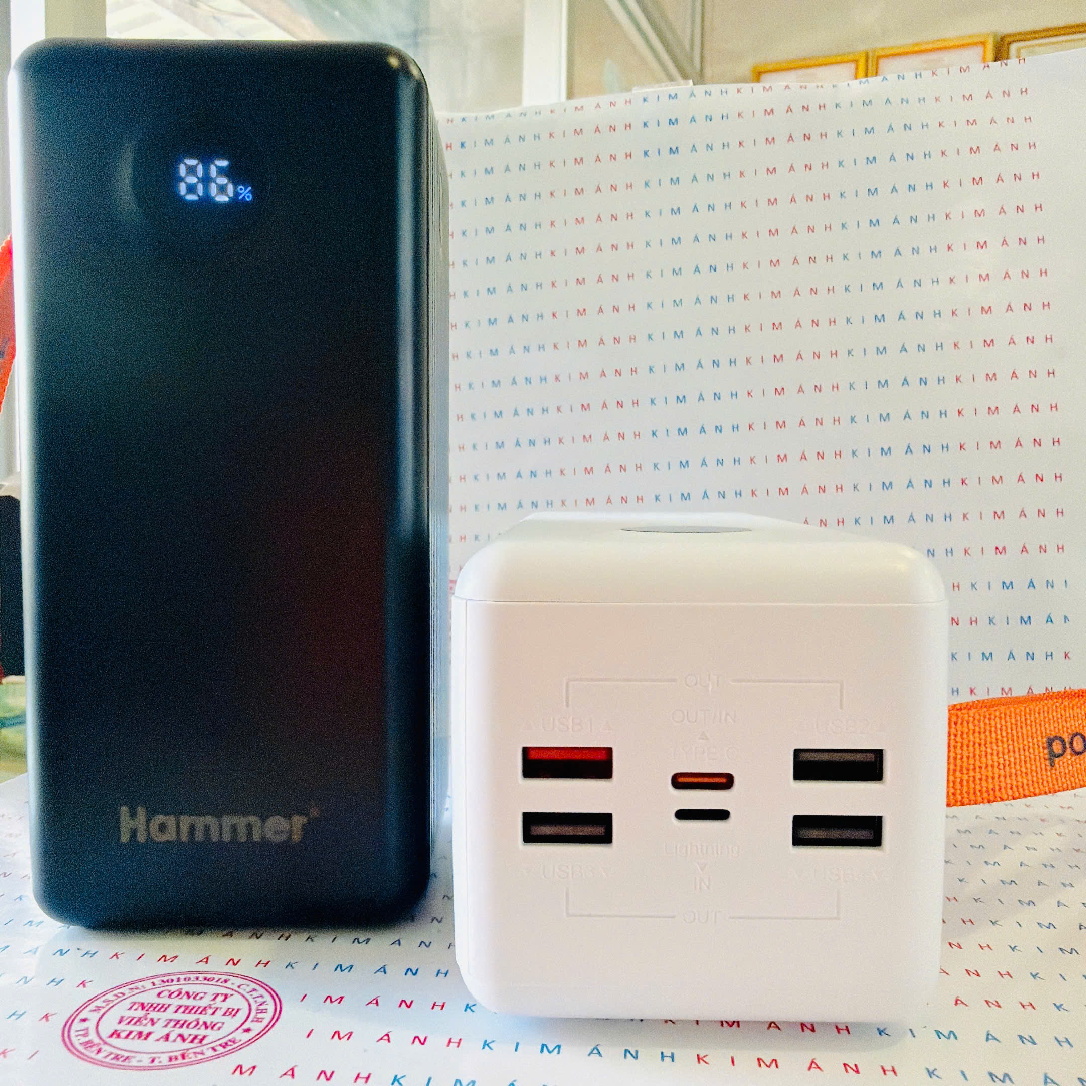 Pin Sạc Dự Phòng Hammer H-PC06 22.5W - 50.000mAh, Kim Ánh Cam Kết Hàng Chính Hãng Bảo Hành 12 Tháng