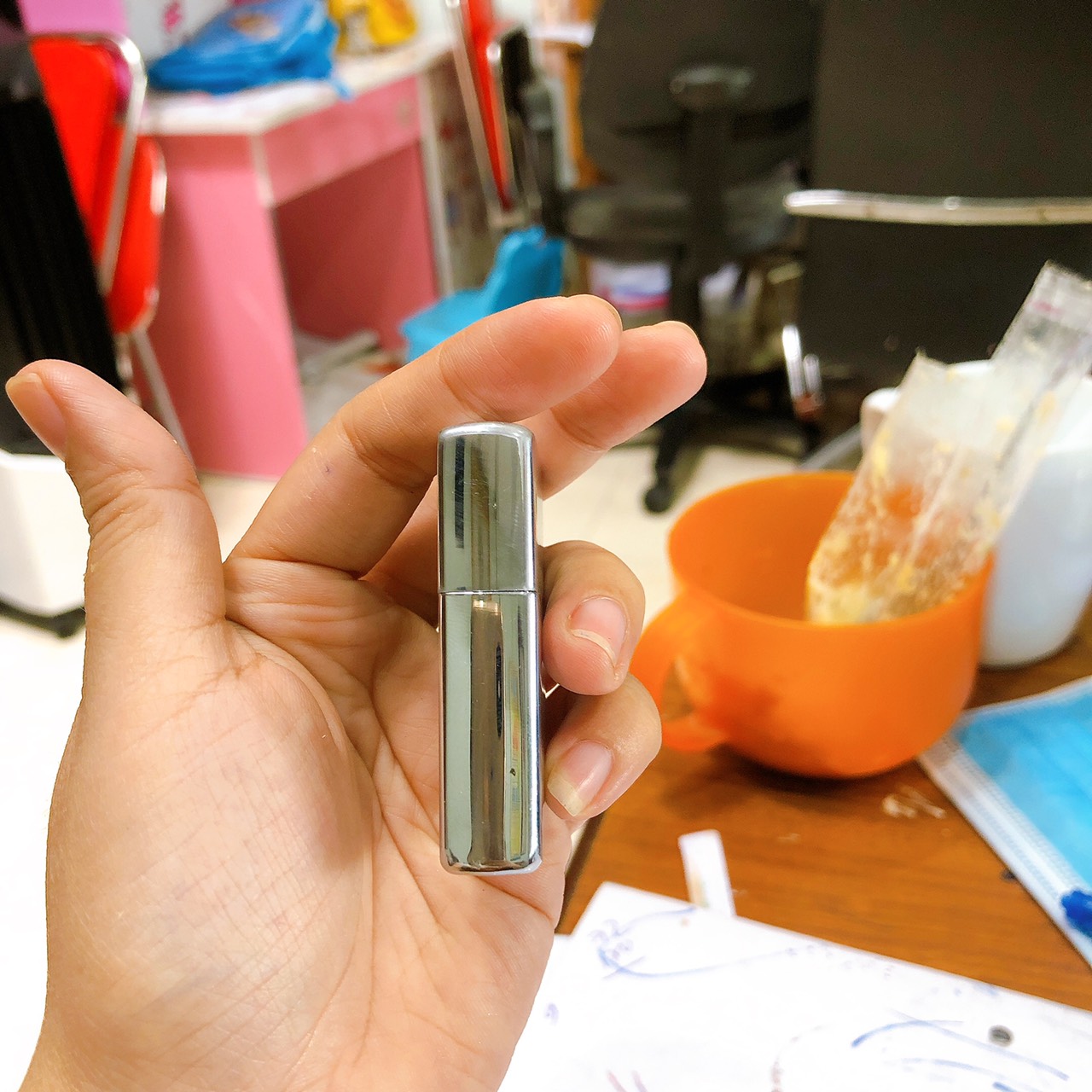 Bật lửa Zippo Mỹ Chrome xước ngang khắc ăn mòn 1932 Class U.S.A, sản xuất 1998