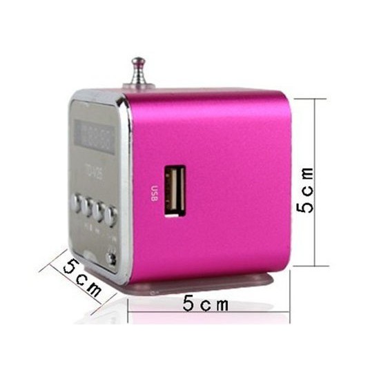 Loa bluetooth mini TD-V26, nhỏ gọn trong lòng bàn tay, chất liệu nhôm cao cấp, giá vừa túi tiền cho nhân viên, công nhân