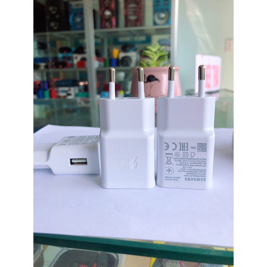 CÓC SẠC NHANH SAMSUNG S10 ZIN BÓC MÁY  DÒNG ĐIỆN 5V-2A, Hàng Chính Hãng bảo hành 12 tháng