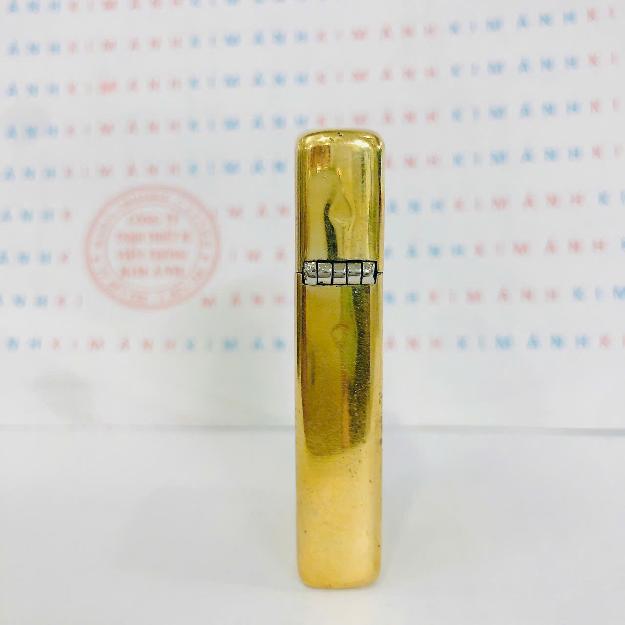 Bật Lửa Zippo Slim Venice Brass Like New - Hàng Mỹ Chính Hãng (Có Giấy Tờ Nhập Khẩu Gửi Kèm Theo Đơn Hàng )