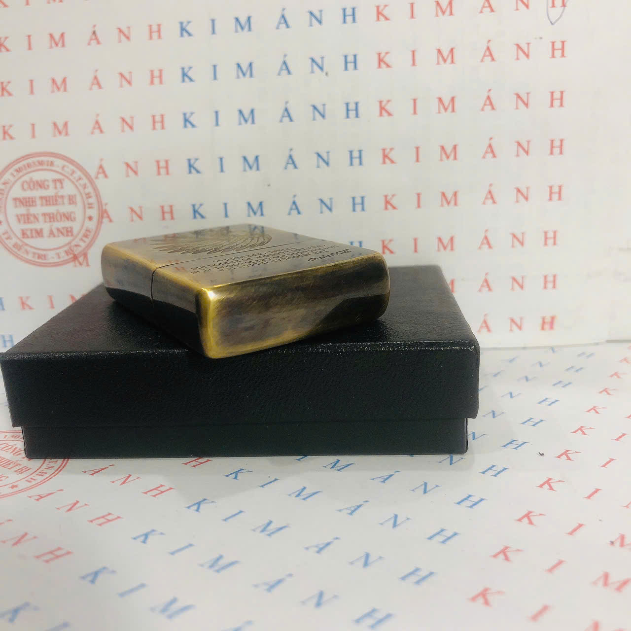Bật lửa Zippo Mỹ Brass chủ đề Thổ Dân Da Đỏ, Hàng chính hãng nhập Mỹ