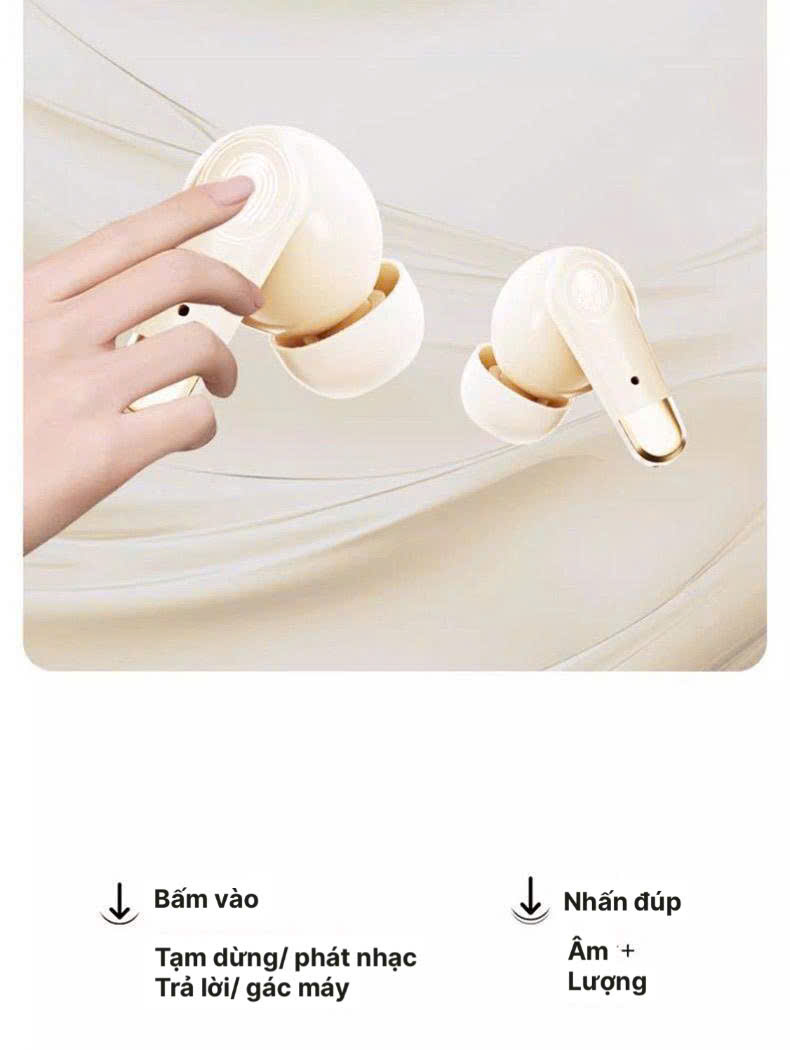 Tai nghe Bluetooth LQ18 âm thanh nổi song phương, Có màn hình kỹ thuật số, hộp sạc dữ trữ pin