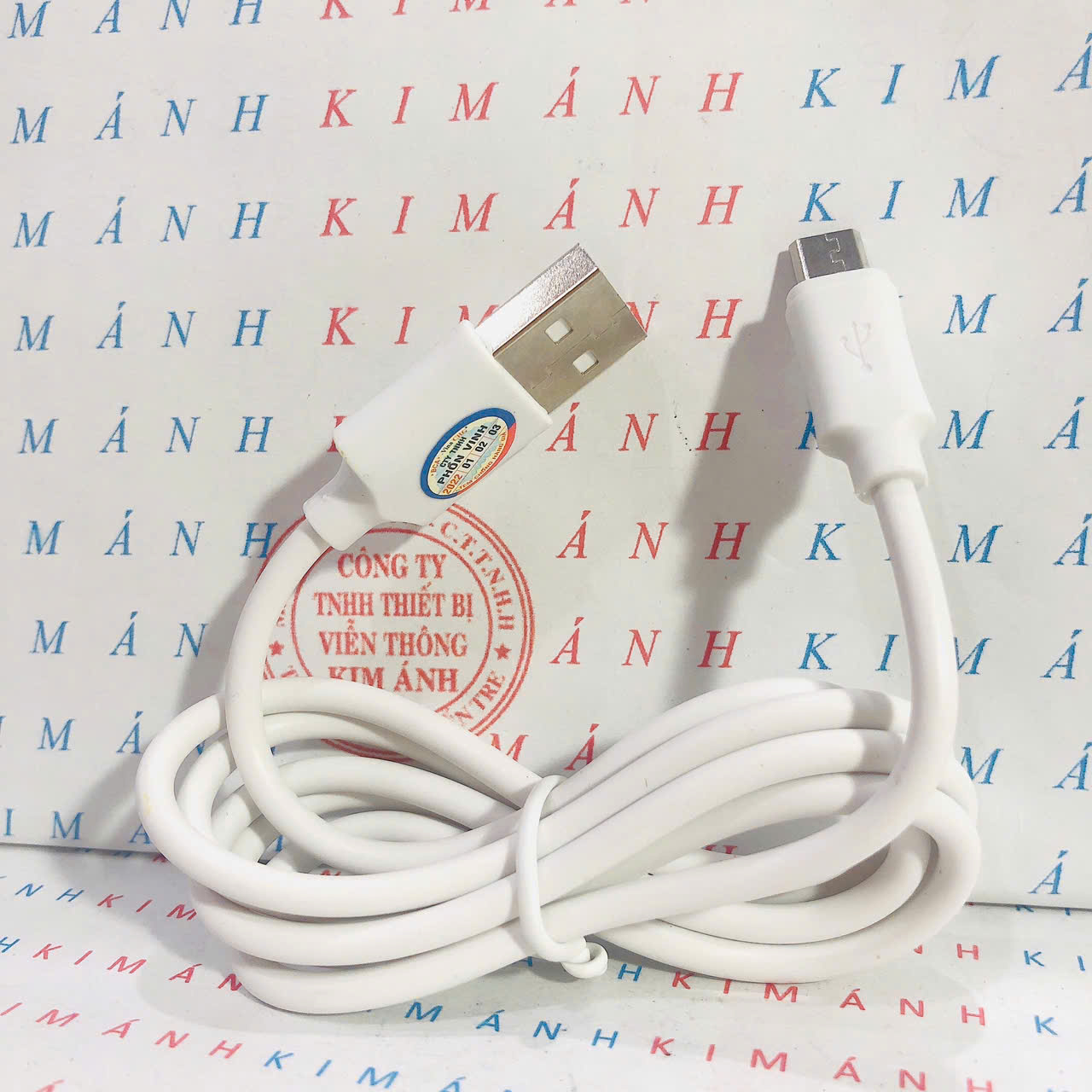 Dây sạc Hammer chân cắm Micro dòng điện 2A, Kim Ánh bảo hành hàng chính hãng 12 tháng