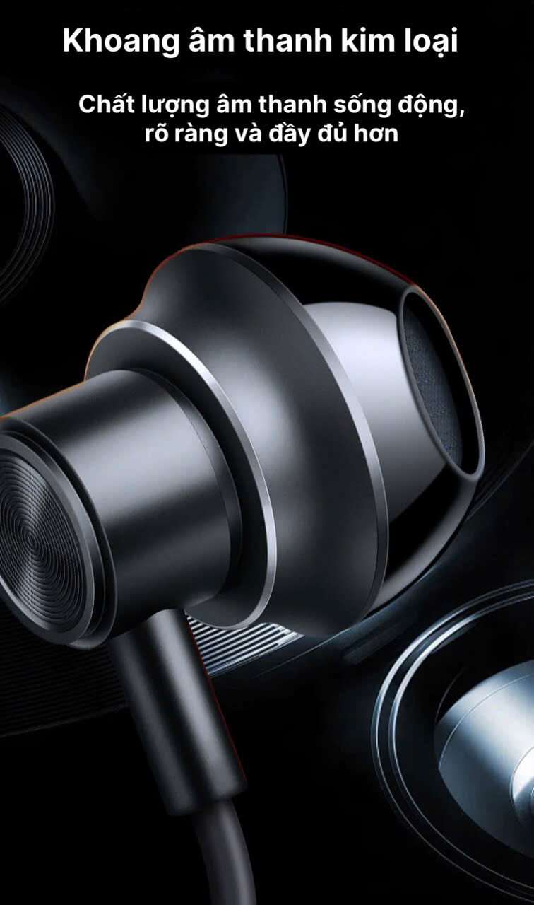 Tai nghe kim loại Rio Tinto Li-Top SV5 chân Type C, điều chỉnh âm thanh trầm giải mã kỹ thuật số, hàng chính hãng