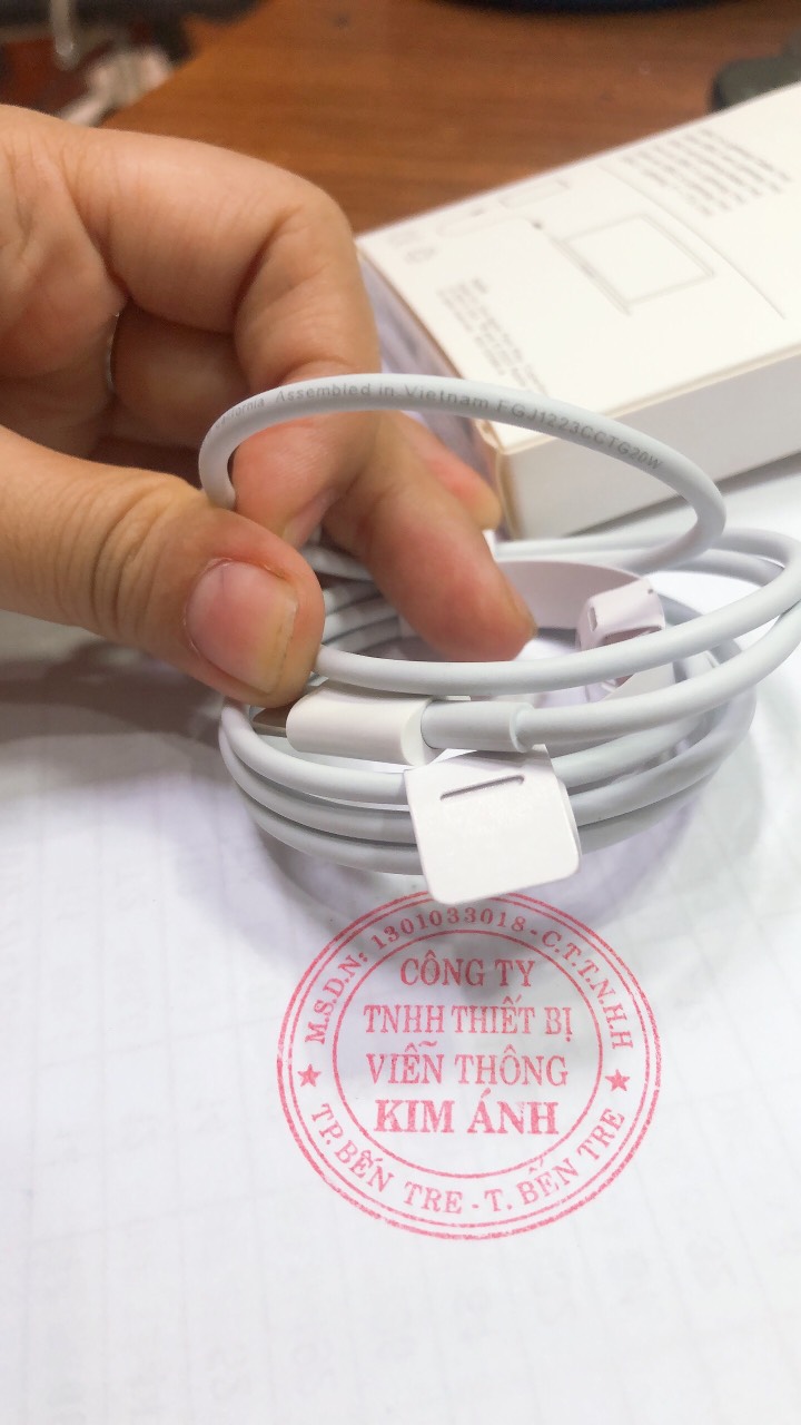 Bộ sạc nhanh PD 20W chân cắm L, Hàng cao cấp sạc rất nhanh vào pin, Kim Ánh bảo hành 12 tháng, cho dùng thử 30 ngày