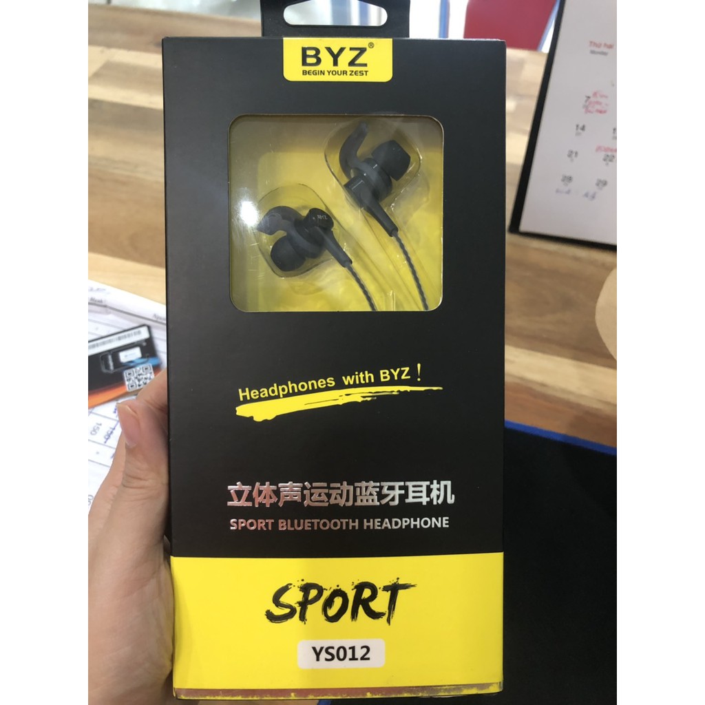 [Mã ELHACE giảm 4% đơn 300K] TAI NGHE BLUETOOTH 2 TAI BYZ YS012, Chính hãng bảo hành 12 tháng