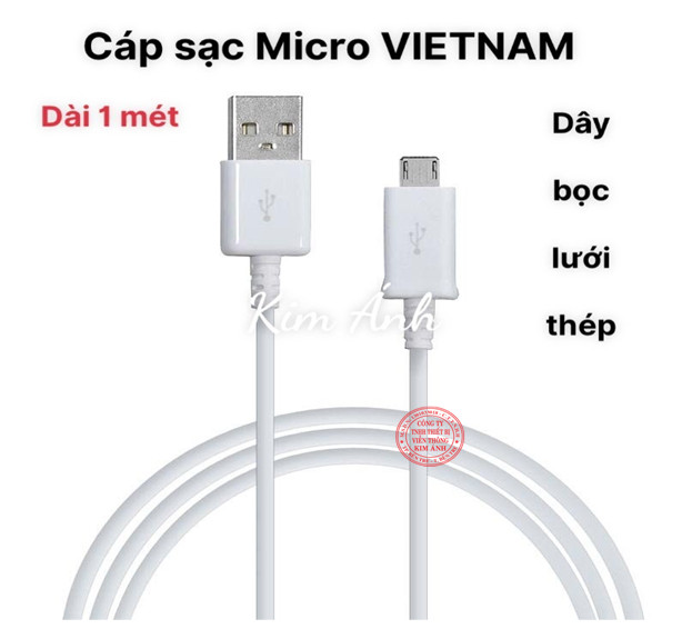 Bộ sạc nhanh Samsung chân Micro 15W dùng cho các dòng Androi, cáp Micro zin và Củ sạc nhanh zin (S6. S7 ...)