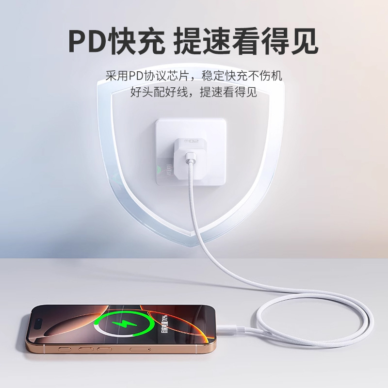 Củ sạc LI-TOP AC20 mini, sạc nhanh PD 20W, đạt chứng nhận 3C tiêu chuẩn quốc gia, hàng chính hãng bảo hành 12 tháng