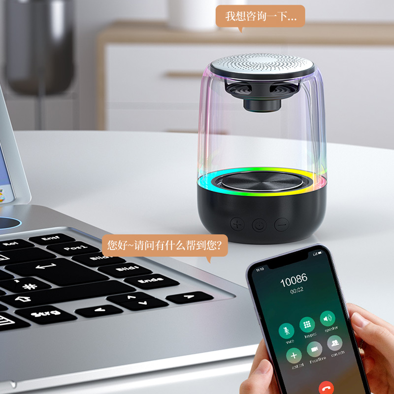 Loa Bluetooth YAYUSI C7 mặt giả kính, có khe cắm thẻ nhớ, chất lượng âm thanh to, rất hay, Hàng chính hãng ủy quyền