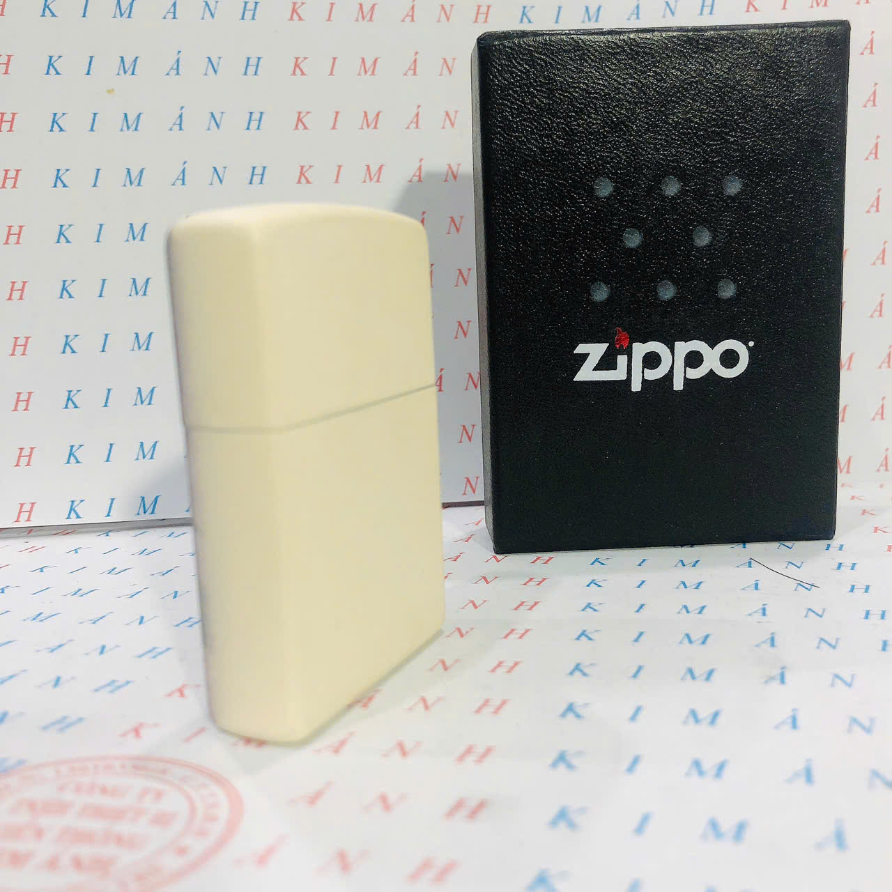 Bật lửa, hộp quẹt Zippo Mỹ, Brass phủ sơn chủ đề Thổ Dân 2, hàng chính hãng có giấy Hải Quan đi kèm