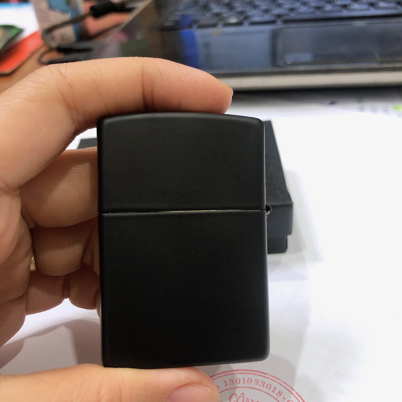 Bật lửa ZIPPO Mỹ TTẨU sơn tĩnh điện NEW, SẢN XUẤT 2021, Hàng chính hãng