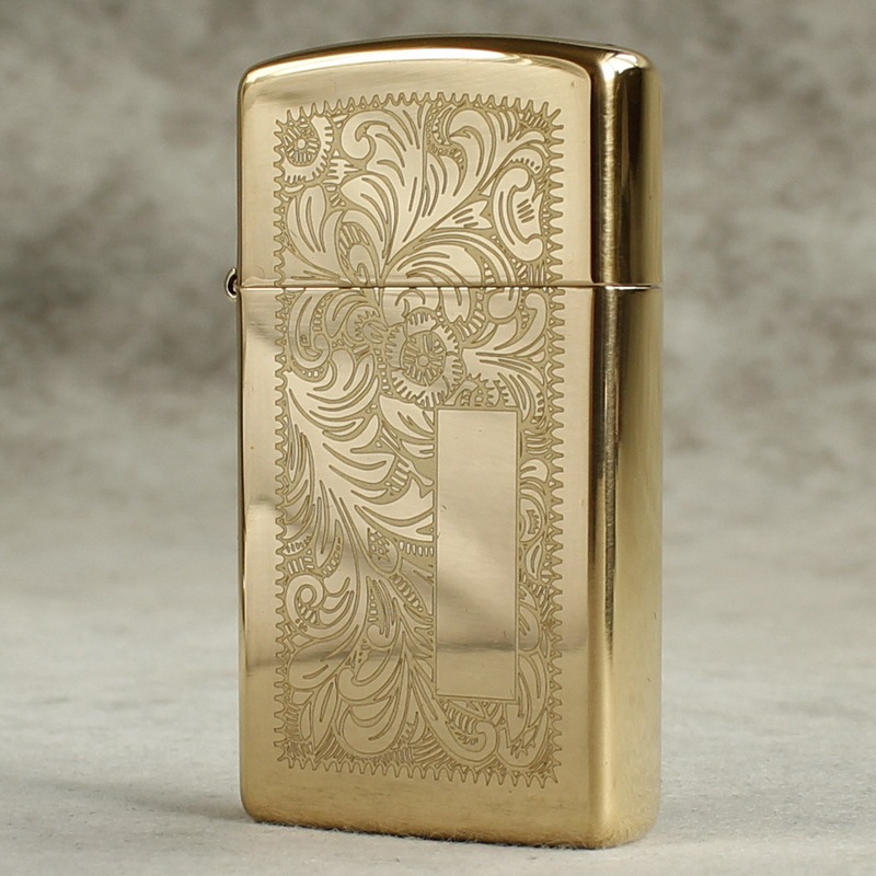 Bật lửa Zippo Slim Slim Mỹ chủ đề Hoa van Venice 1652B, hàng chính hãng có giấy nhập khẩu gửi kèm theo đơn hàng