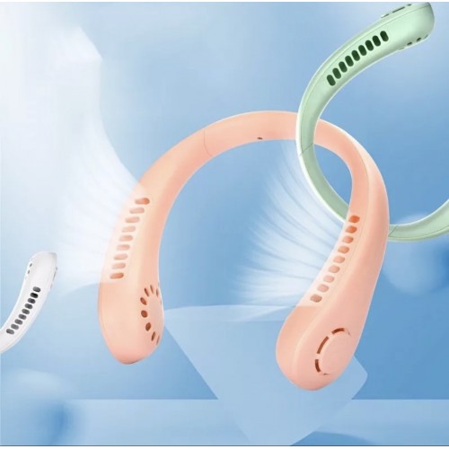 Quạt Vòng Cổ Tích Điện Không Cánh  KIMA M66 3 Cấp Độ, Gió Đa Chiều Chạy Êm, Thích hợp dùng văn phòng, đi du lịch