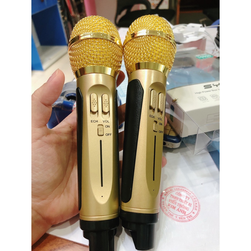 LOA KARAOKE MẮT CÚ MÈO + MICRO KHÔNG DÂY SDRD