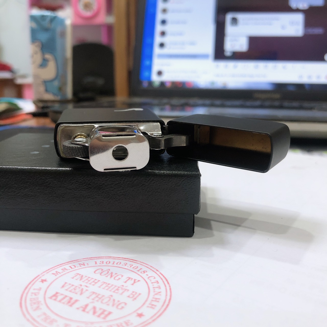 Bật lửa ZIPPO Mỹ TTẨU sơn tĩnh điện NEW, SẢN XUẤT 2021, Hàng chính hãng